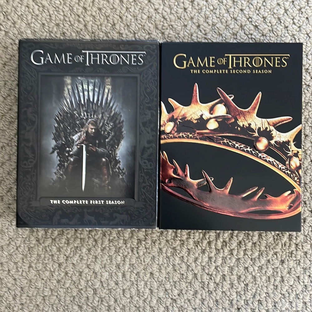 Game of Thrones, Complete Seasons 1 & 2, DVD set